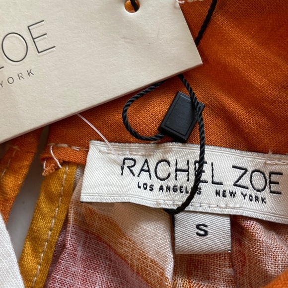 Rachel Zoe Yellow, Orange & White Floral Halter Top - Picture 3 of 8